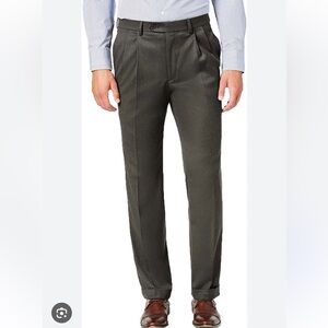 RALPH LAUREN Mens Nibbs Pleated Cuffed Hem Dress Pants Grey SZ 32-30L LIKE NEW